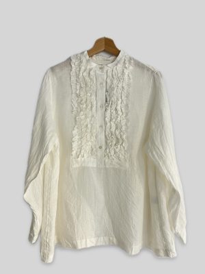 Ichi Antiquités Linen Blouse