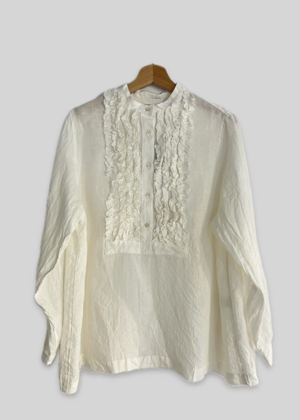 Ichi Antiquités Linen Blouse