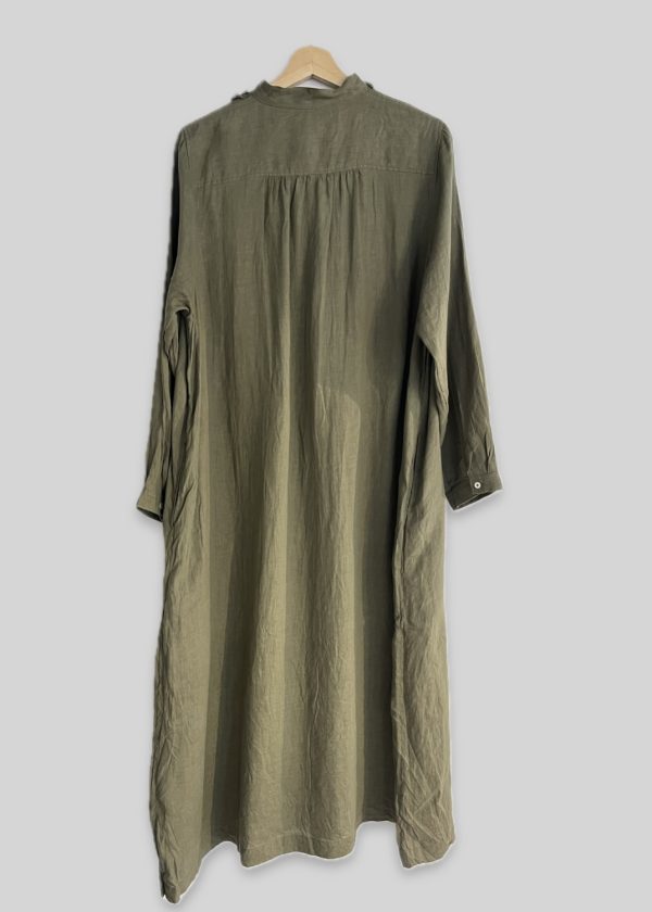 Ichi Antiquités Linen Midi Dress - Image 2