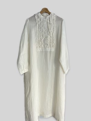 Ichi Antiquités Linen Midi Dress