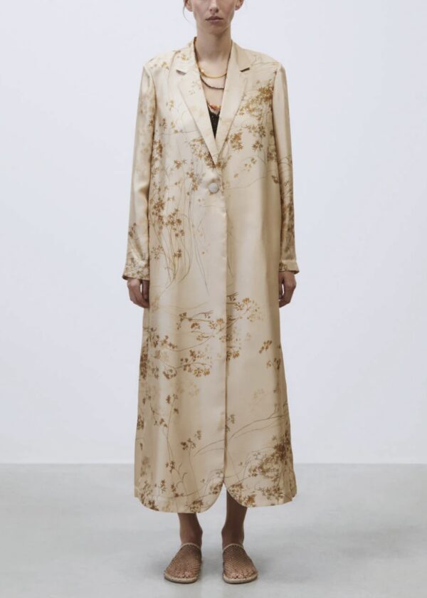 Alysi Long Printed Coat