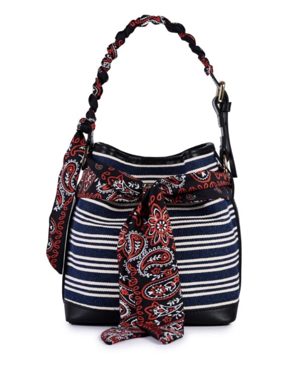 NicoNico by Viamailbag Clivia Stripe Bucket Bag - Image 2