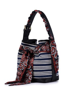 NicoNico by Viamailbag Clivia Stripe Bucket Bag