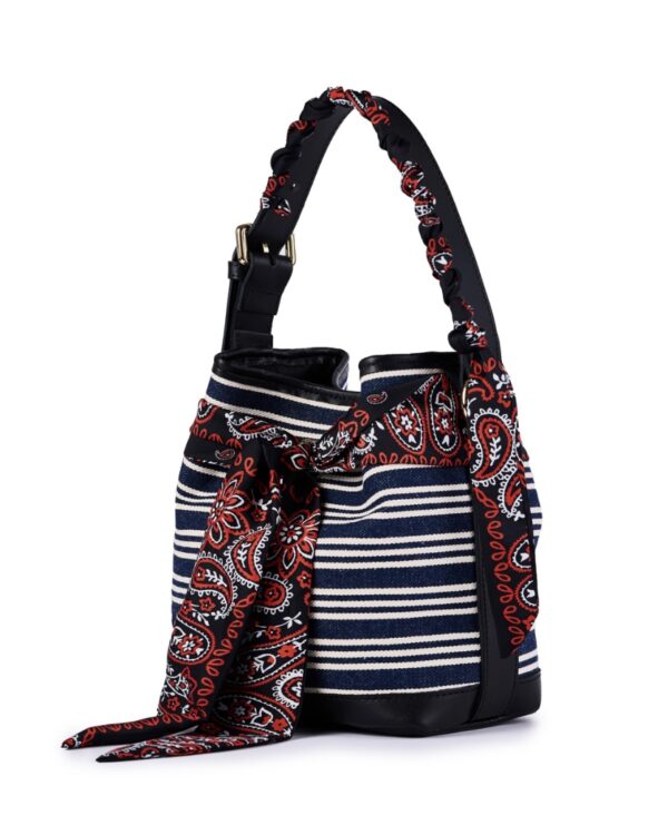 NicoNico by Viamailbag Clivia Stripe Bucket Bag