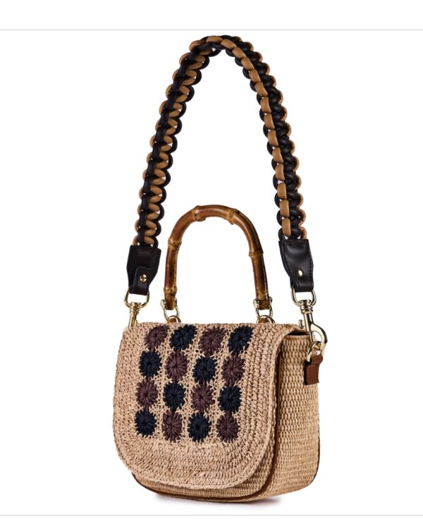 NicoNico by Viamailbag Dafne Raffia Handbag - Image 2