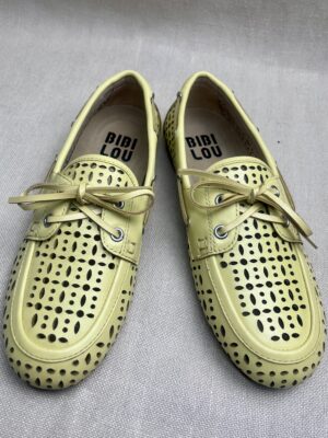 Bibi Lou Laser Cut Leather Flats