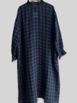 Ichi Antiquités Frill Blackwatch Dress