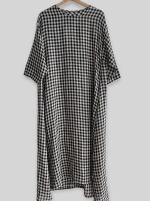 Ichi Antiquités Checked Dress
