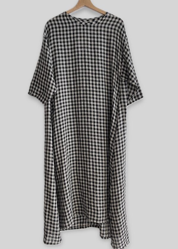Ichi Antiquités Checked Dress
