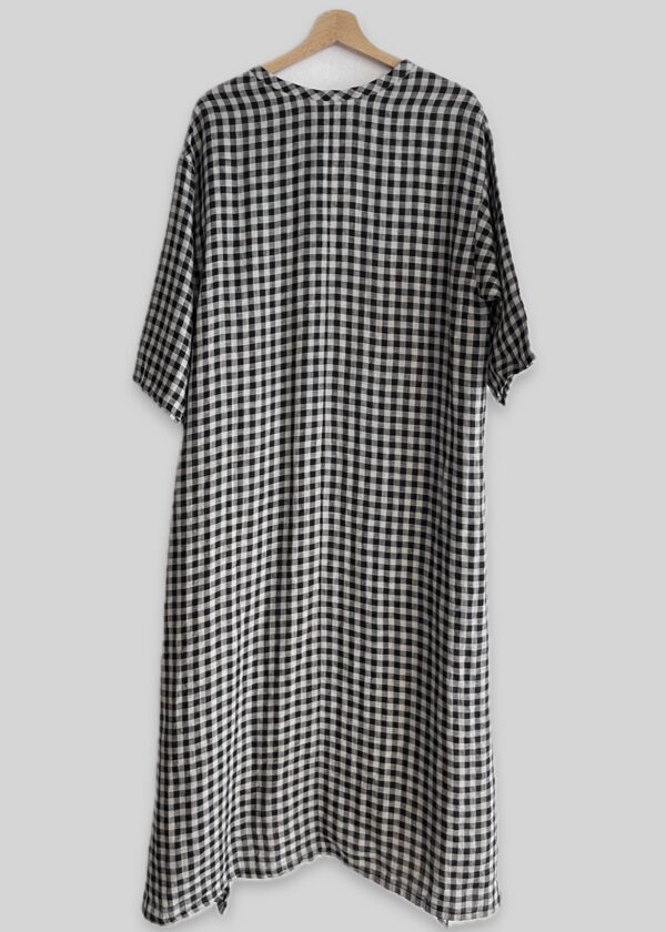 Ichi Antiquités Checked Dress - Image 2
