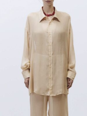 Alysi Maxi Chiffon Petal Shirt