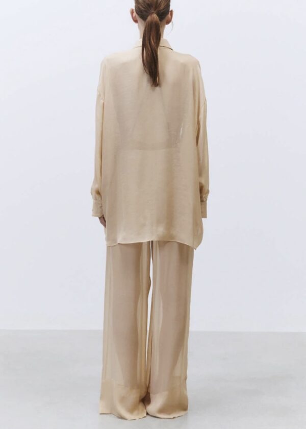 Alysi Maxi Chiffon Petal Shirt - Image 3