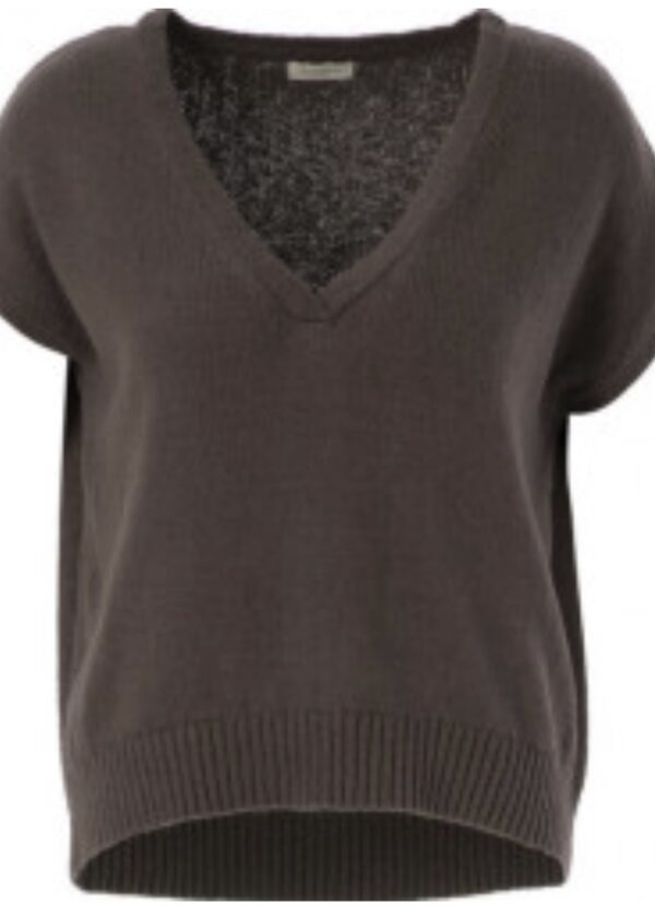 JC Sophie Hueguette Sleeveless Cotton Sweater