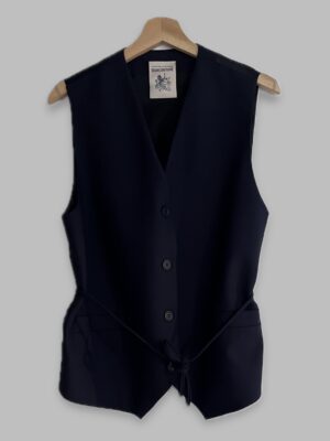 Semicouture Longline Midnight Waistcoat