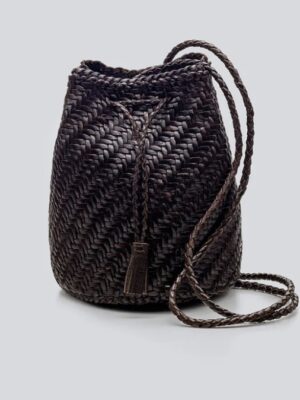 Dragon Diffusion Pompom Double Jump bucket handbag