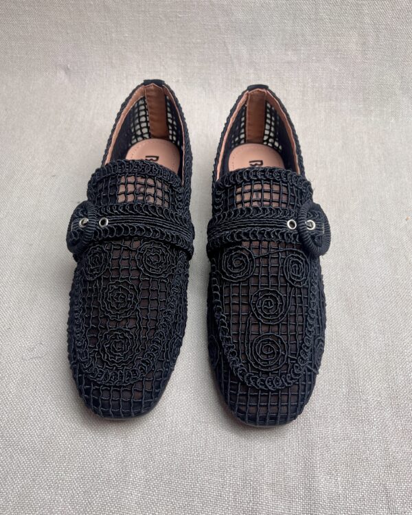 Bibi Lou macramé loafers