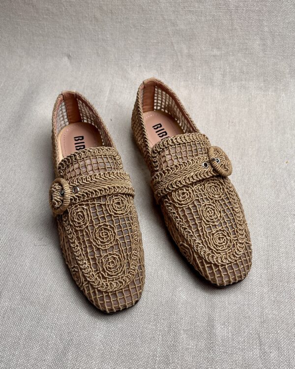 Bibi Lou macramé loafers