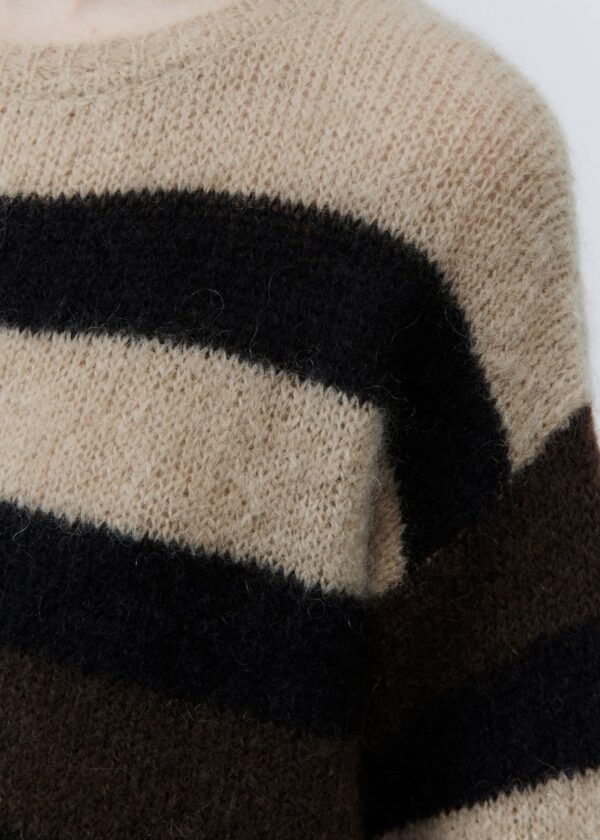 Alysi Stripe Mohair Sweater - Image 3
