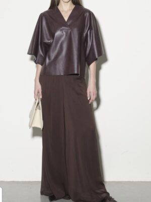 KAOS voile wide-leg trousers