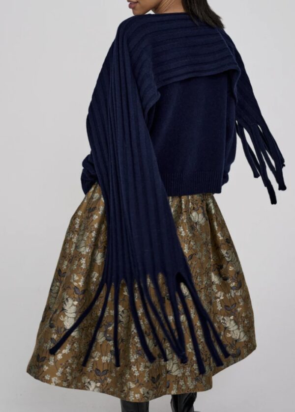 Rabens Saloner Silke Ottoman jacquard full skirt - Image 2