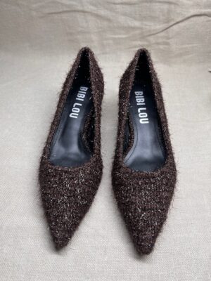 Bibi Lou glitter hair pumps