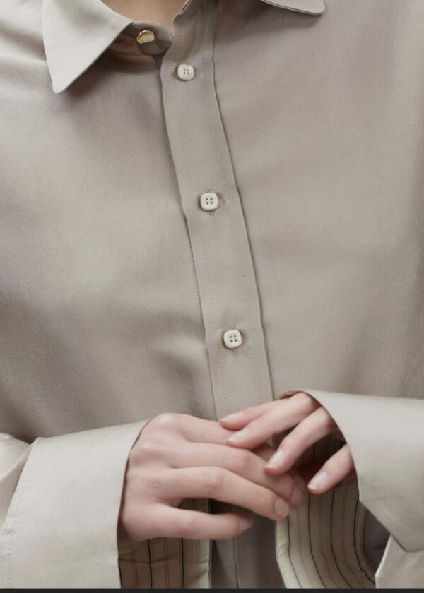 Alysi oversized wide cuff  blouse - Image 2