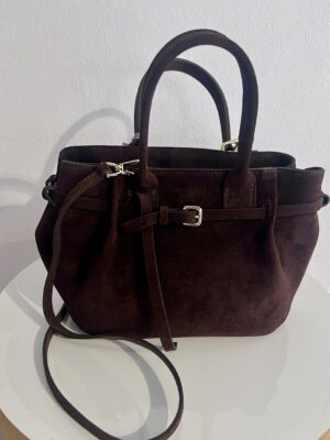 Christian Villa Tenesse suede handbag