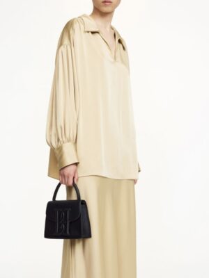 By Malene Birger Leonora satin blouse
