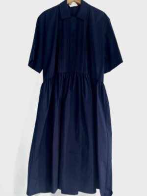 Semicouture cotton-poplin midi dress