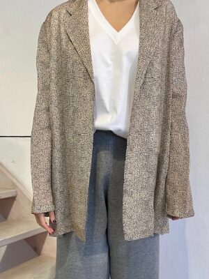 Alysi open-front blazer