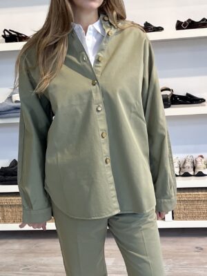 Alysi cotton twill shirt