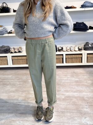 Alysi cotton twill trousers