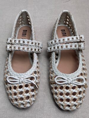 Bibi Lou woven leather ballet flats