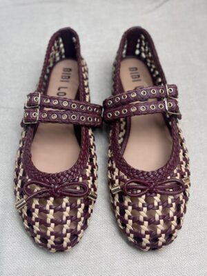 Bibi Lou woven leather ballet flats
