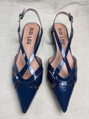 Bibi Lou patent leather slingbacks