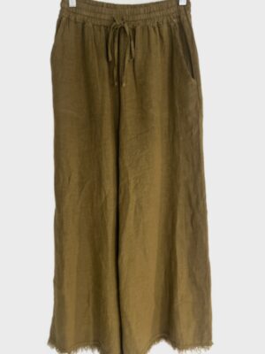 KAOS linen wide-leg trousers