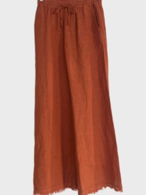 KAOS linen wide-leg trousers