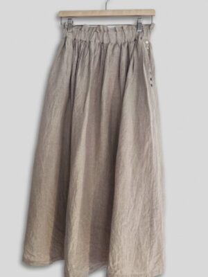 Ichi Antiquités linen skirt