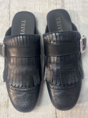 Triver flight brogue mules