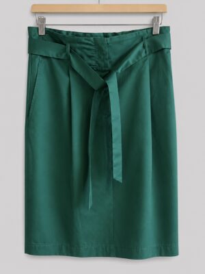 KAOS cotton midi tulip skirt