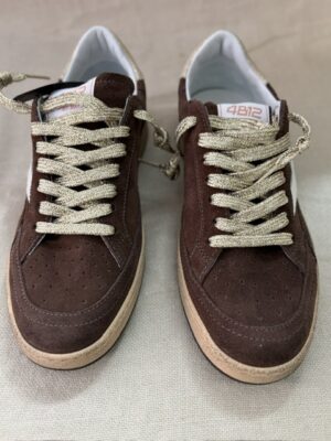 4B12 calf-skin suede sneakers