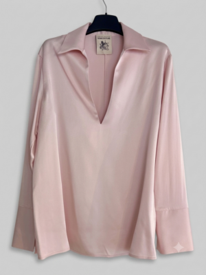 Semicouture satin blouse