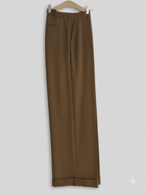 Semicouture Wide-leg Stretch Trousers