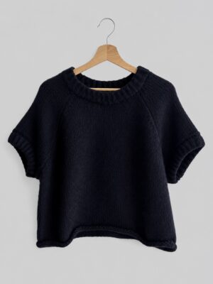 Susanne Brommer Wool Short-Sleeve Sweater