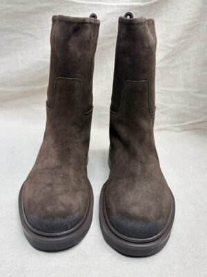 Poeve suede pull-up boots