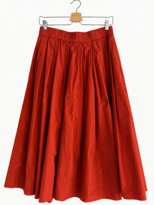 Susanne Brommer Taffeta Midi A-line skirt